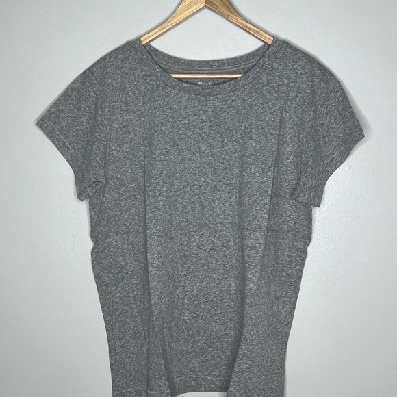 Madewell Triblend Ex-Boyfriend Tee in Grey -NWT - Picture 3 of 10